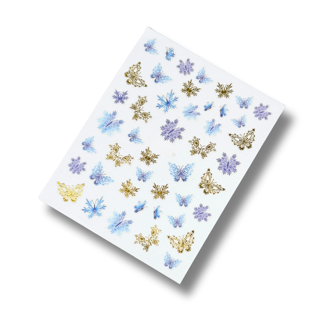 Klistermärken - Fjäril