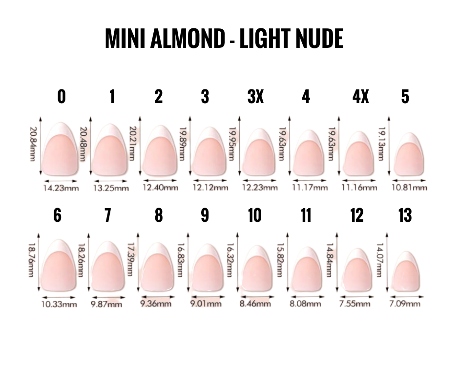 Mini Almond - Ljus naken