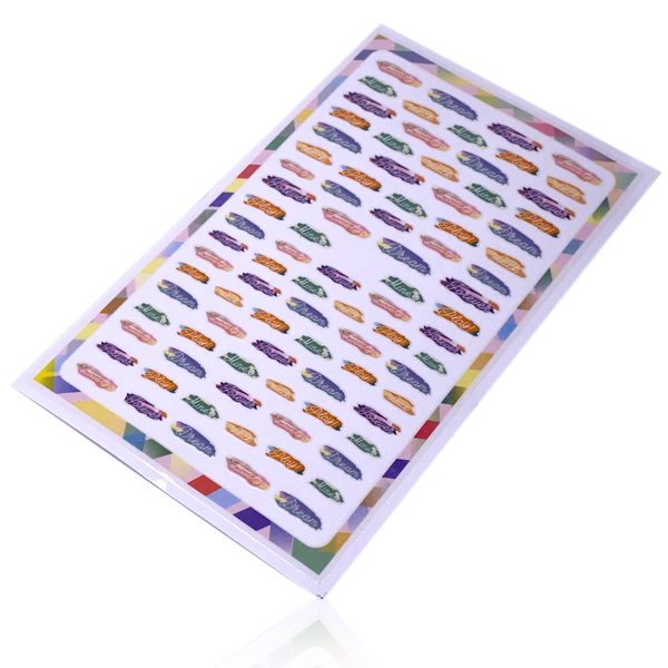 Klistermärken - Skriva