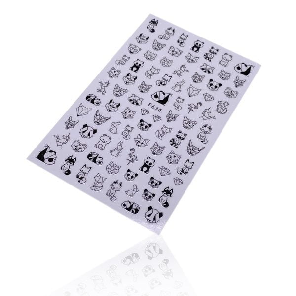 Klistermärken - Geometriska djur