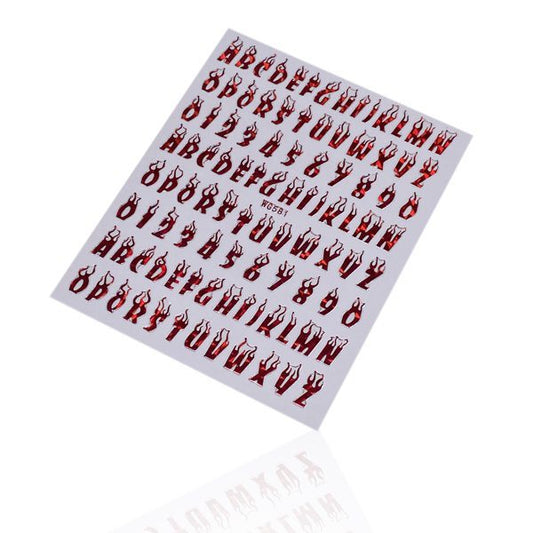 Klistermärken - Bokstäver