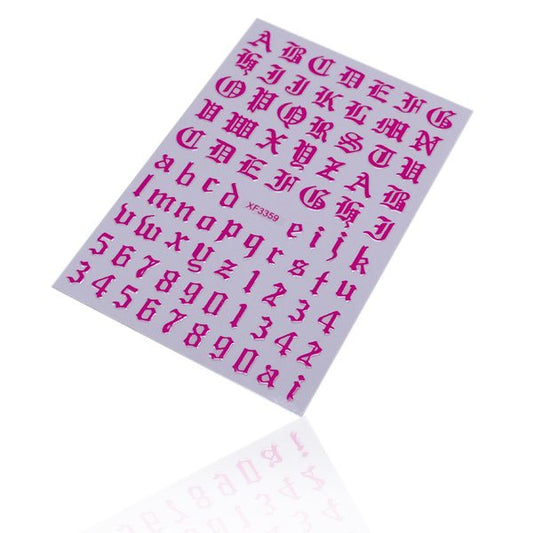 Klistermärke - Old English