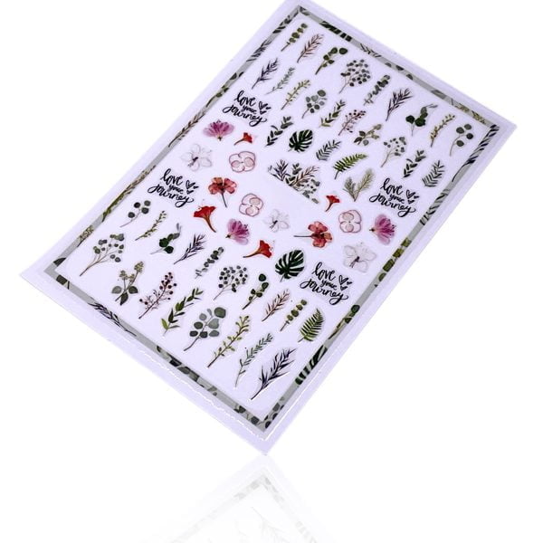 Klistermärken - Blommor och blad