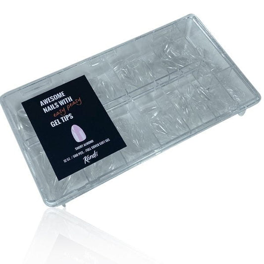 Easy Peasy Gel Tips - Kort mandel