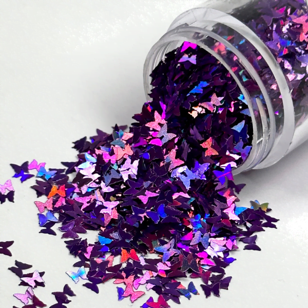 Fjäril - Holo Purple