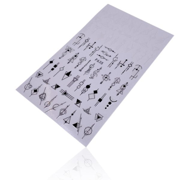 Klistermärken - Geometriska