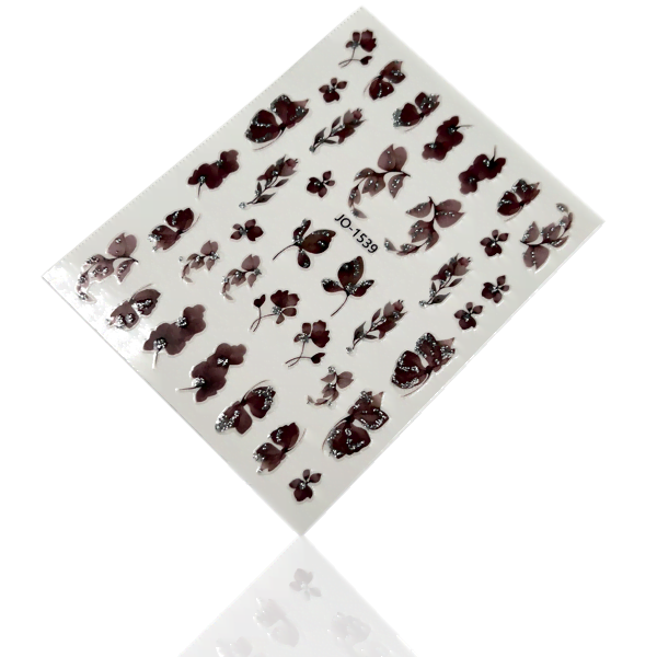 Klistermärken - Blommor