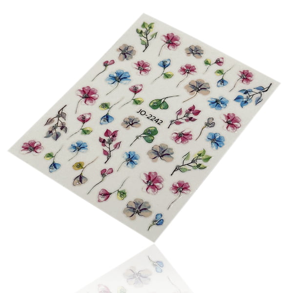 Klistermärken - Blommor