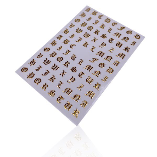 Klistermärken - Old English