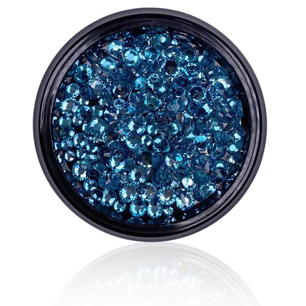 Strassblandning - Aqua Marine