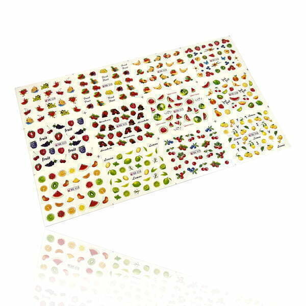 Vattendekaler - Frukt