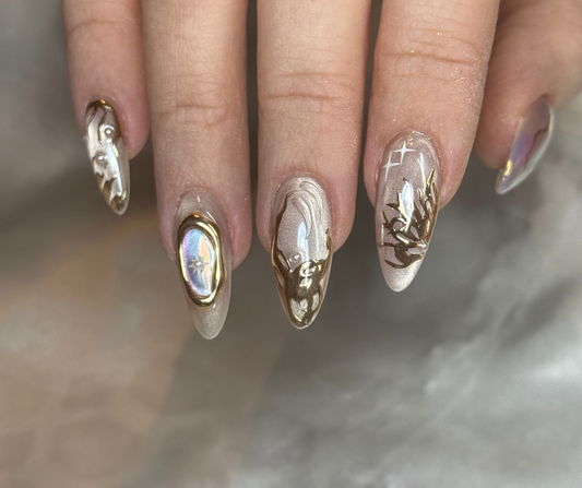 January Glow Nails ✨