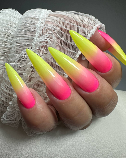 Pink & Yellow Ombre