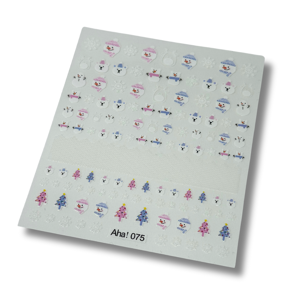 Klistermärke - Löv