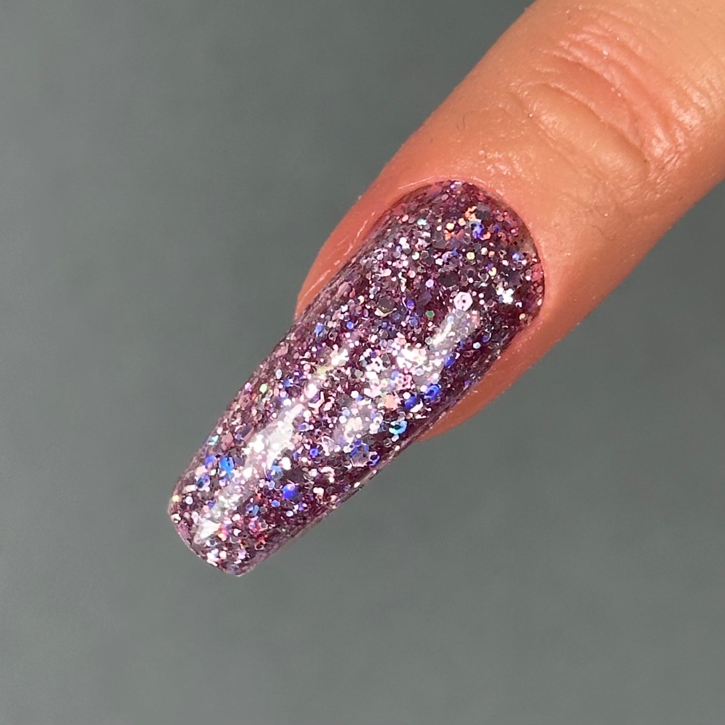 Low Chemistry Acrylic Gel - Big Glitter Pink