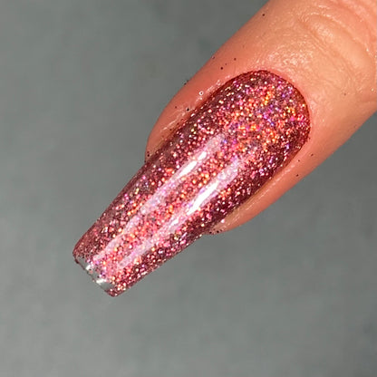 Holo Glitter Röd