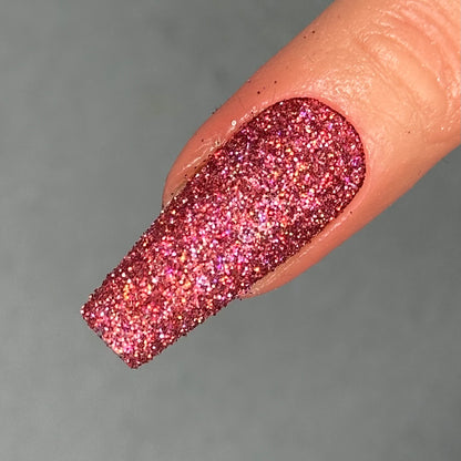 Holo Glitter Röd