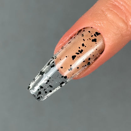 Black Flake Top Coat