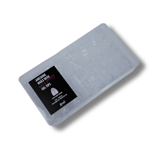 Easy Peasy Gel Tips - Ultra Short Almond / NY STYLE!!